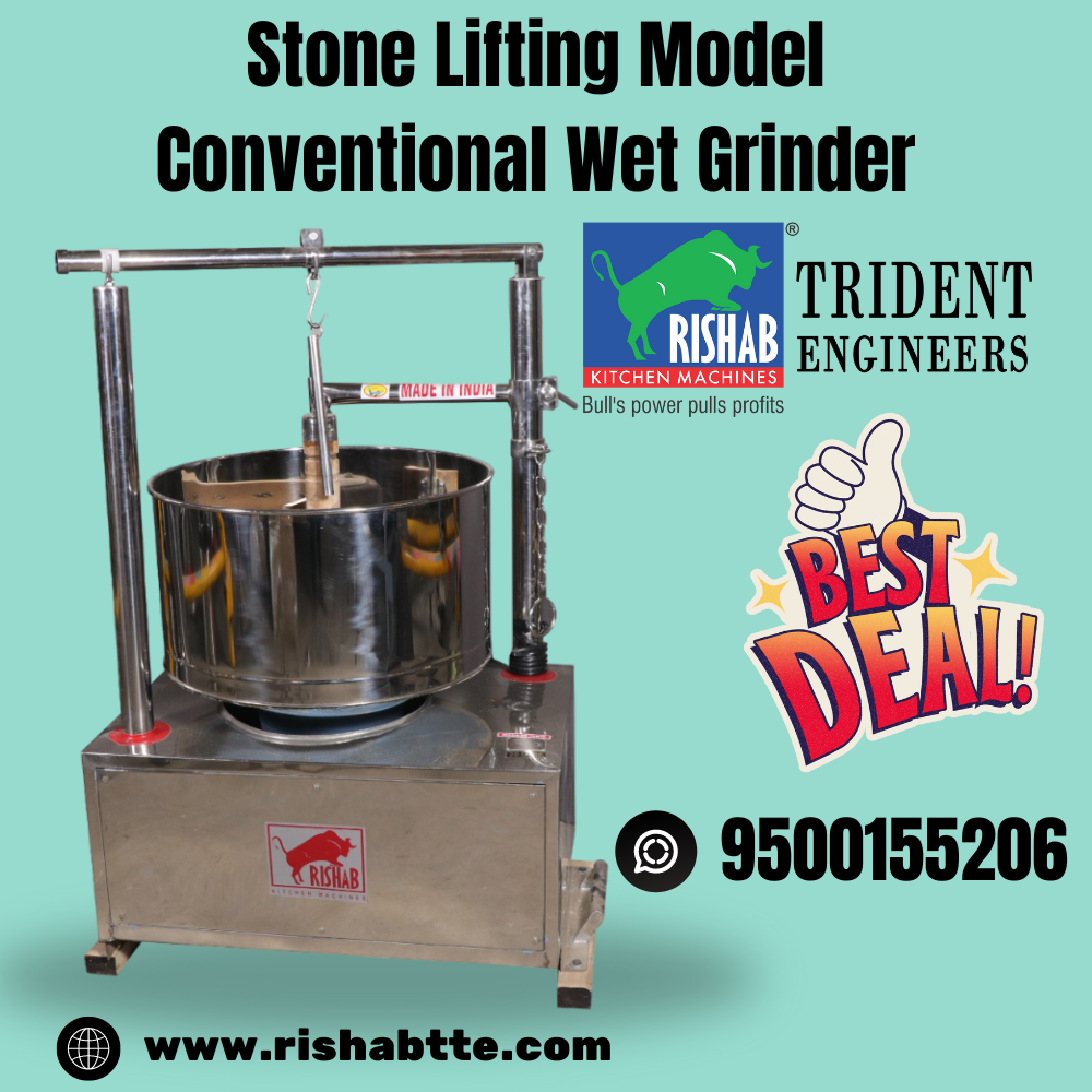 stone lifting conventional wet grinder manufacturer